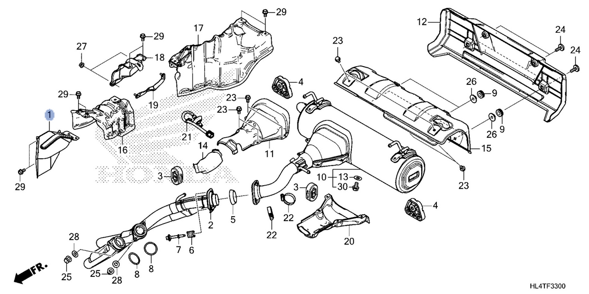 Honda OEM part 17515-HL4-B70