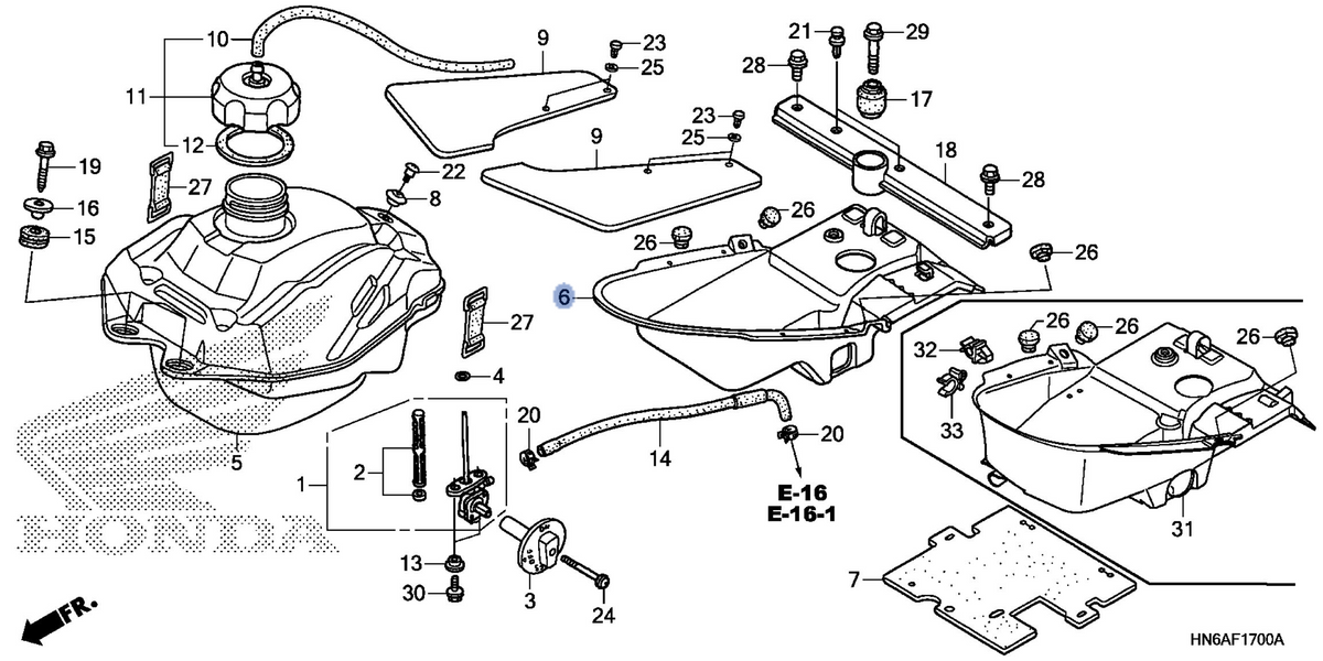 Honda OEM part 17515-HM8-B40