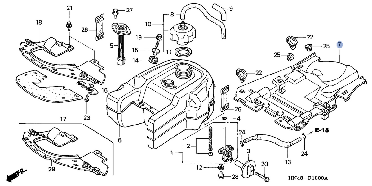 Honda OEM part 17515-HN5-M41