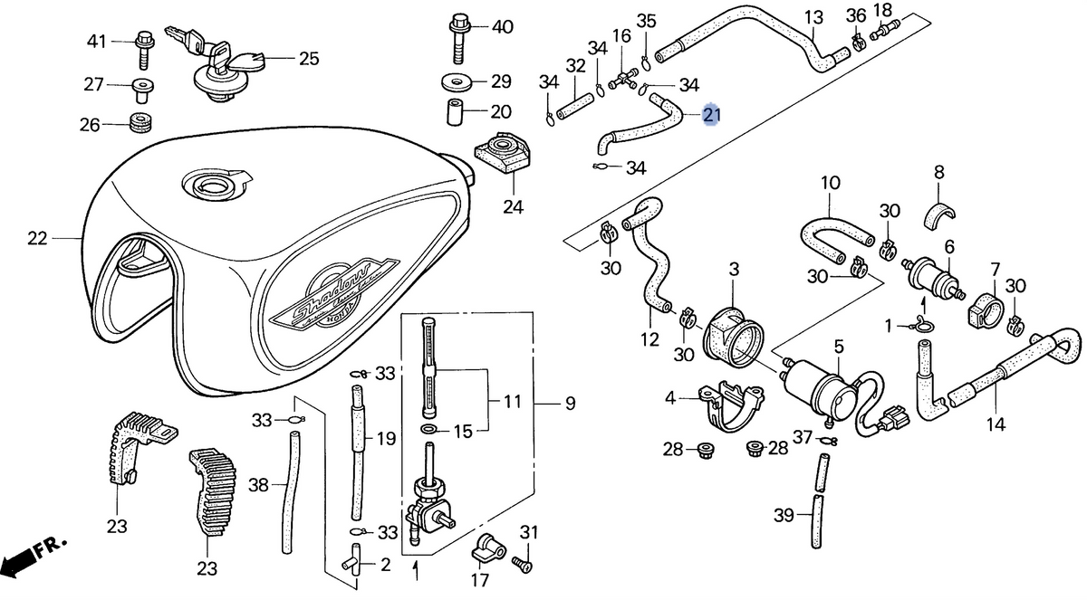 Honda OEM part 17515-MG8-000