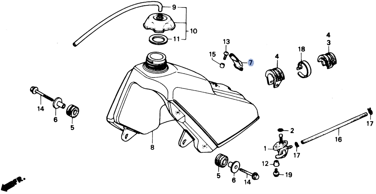 Honda OEM part 17516-GBF-830