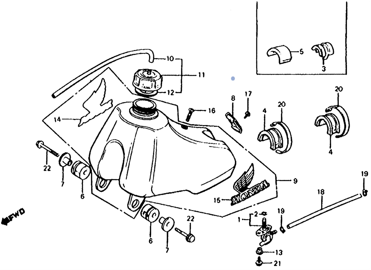 Honda OEM part 17516-GF5-000