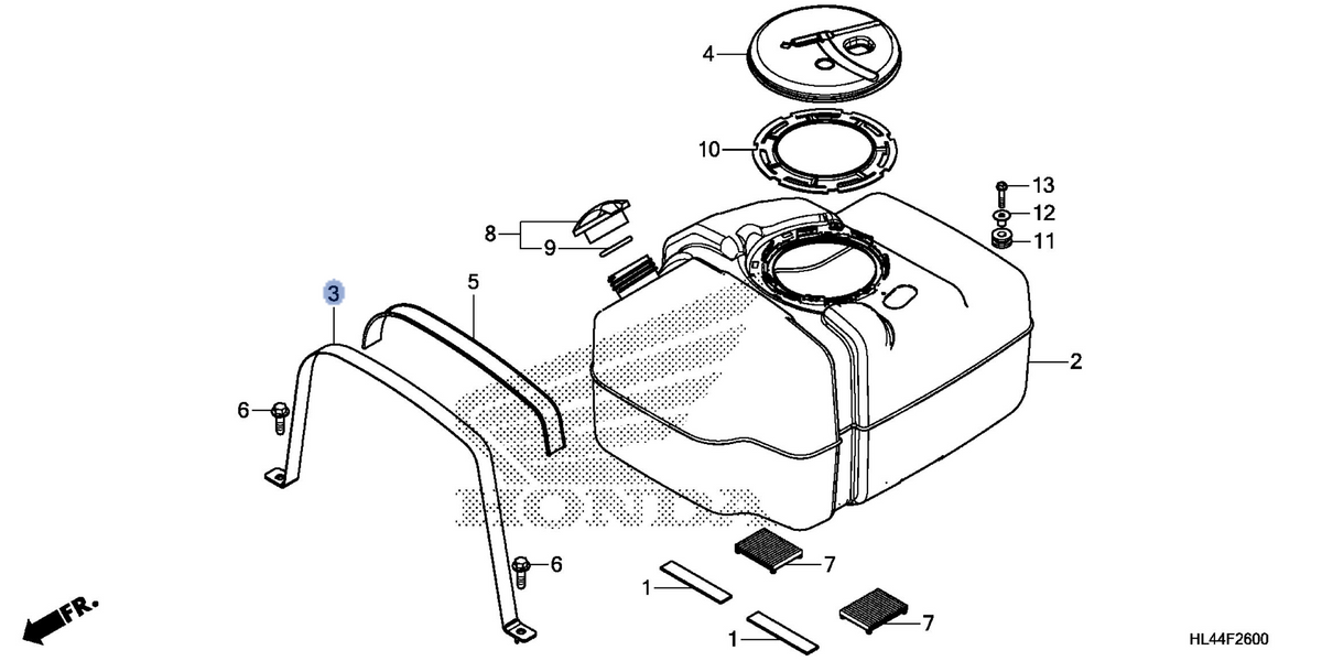 Honda OEM part 17516-HL3-A00