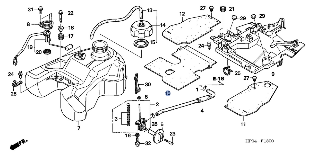 Honda OEM part 17516-HP0-A00