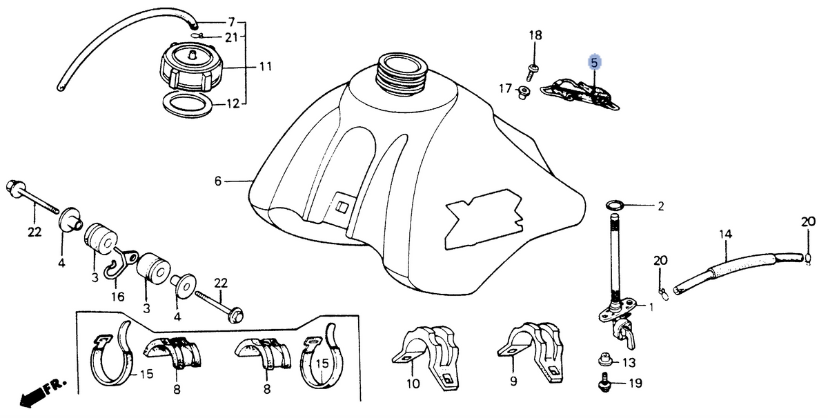Honda OEM part 17516-KT0-670