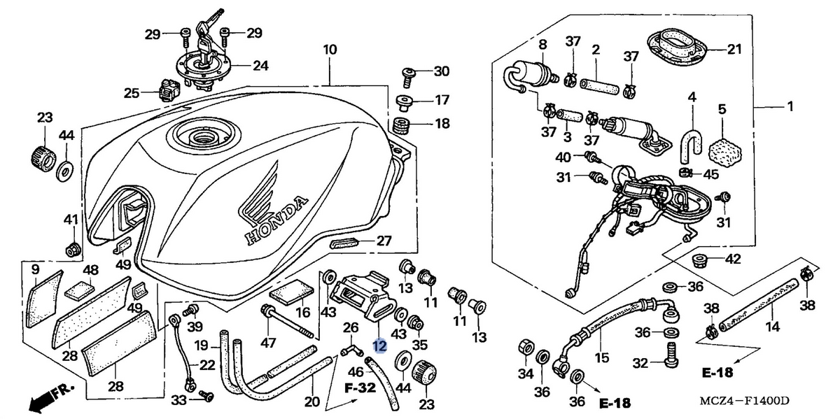 Honda OEM part 17516-MCZ-000