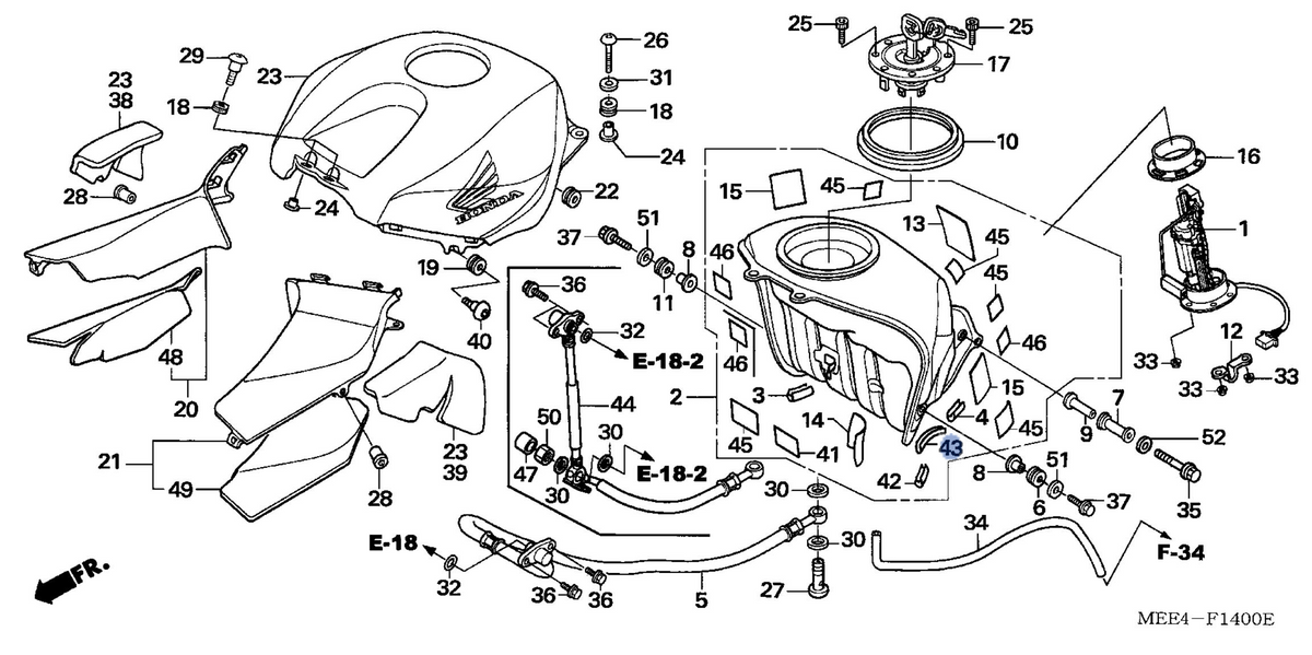 Honda OEM part 17516-MEE-D00
