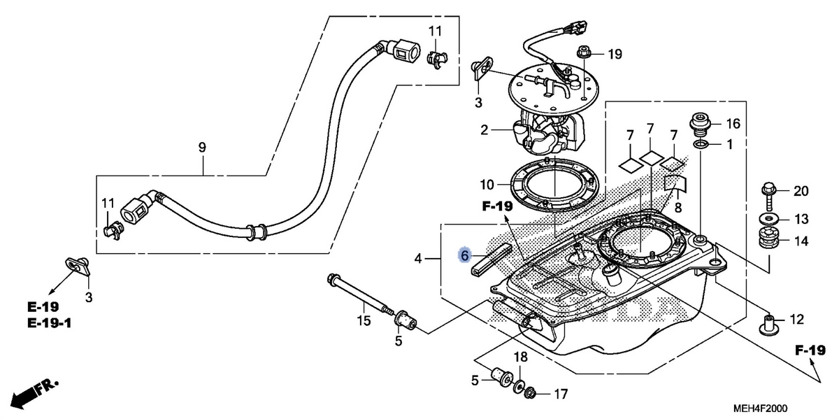 Honda OEM part 17516-MEH-000