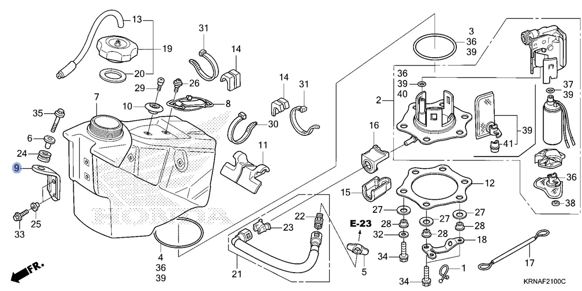 Honda OEM part 17516-MEN-A30