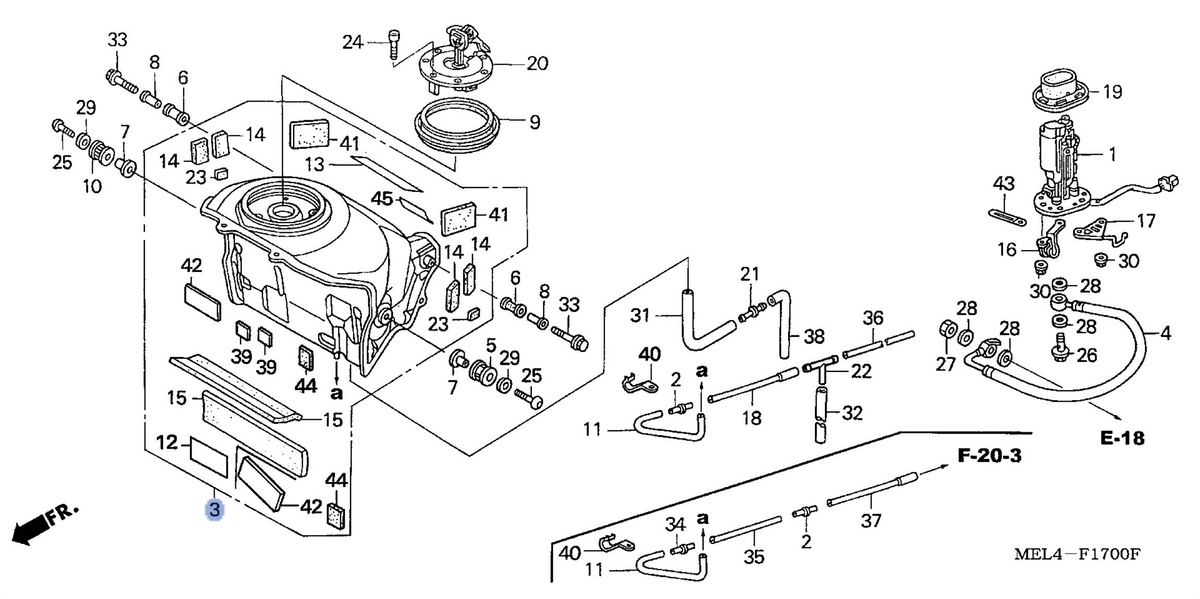 Honda OEM part 17520-MEL-D21
