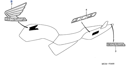 Honda OEM part 17521-MCZ-D10ZB