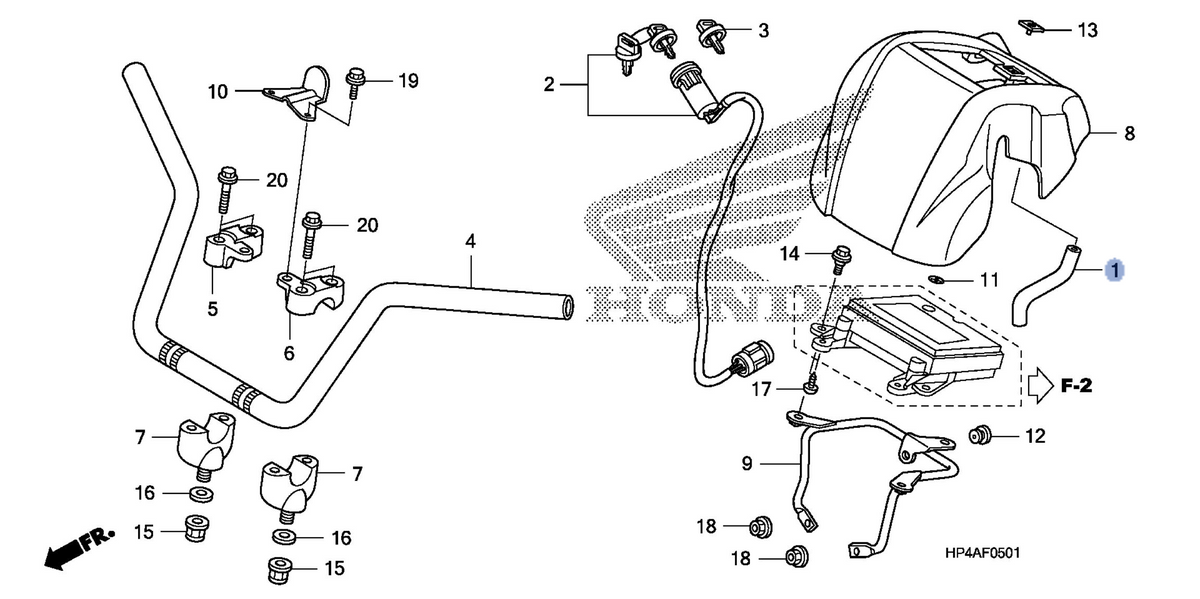 Honda OEM part 17522-HP5-600