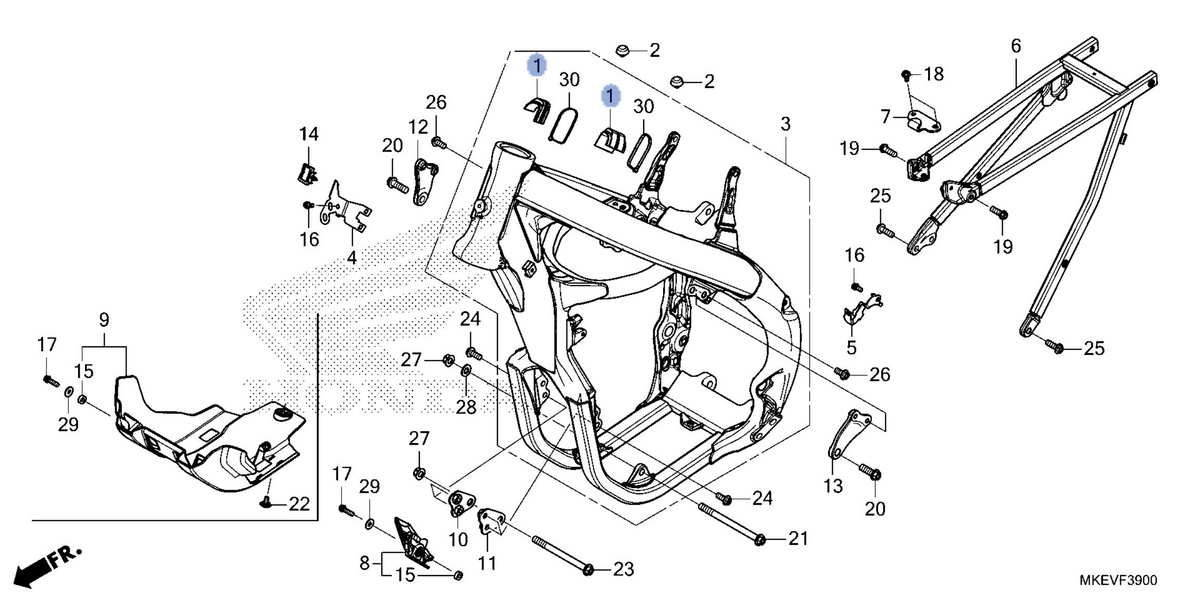 Honda OEM part 17522-MKE-B50