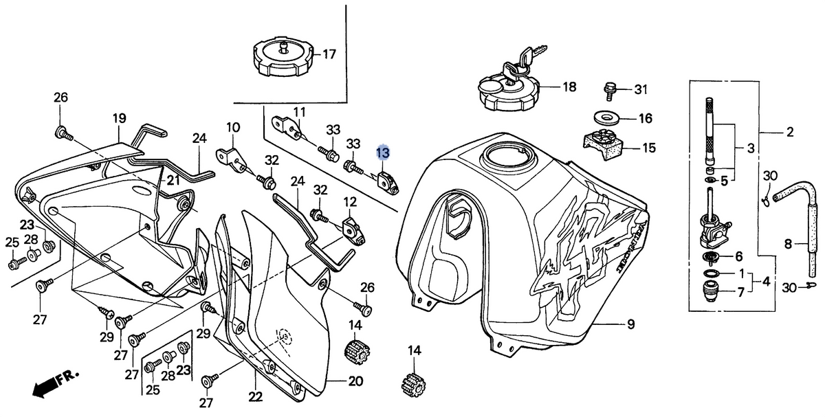 Honda OEM part 17524-MY6-700
