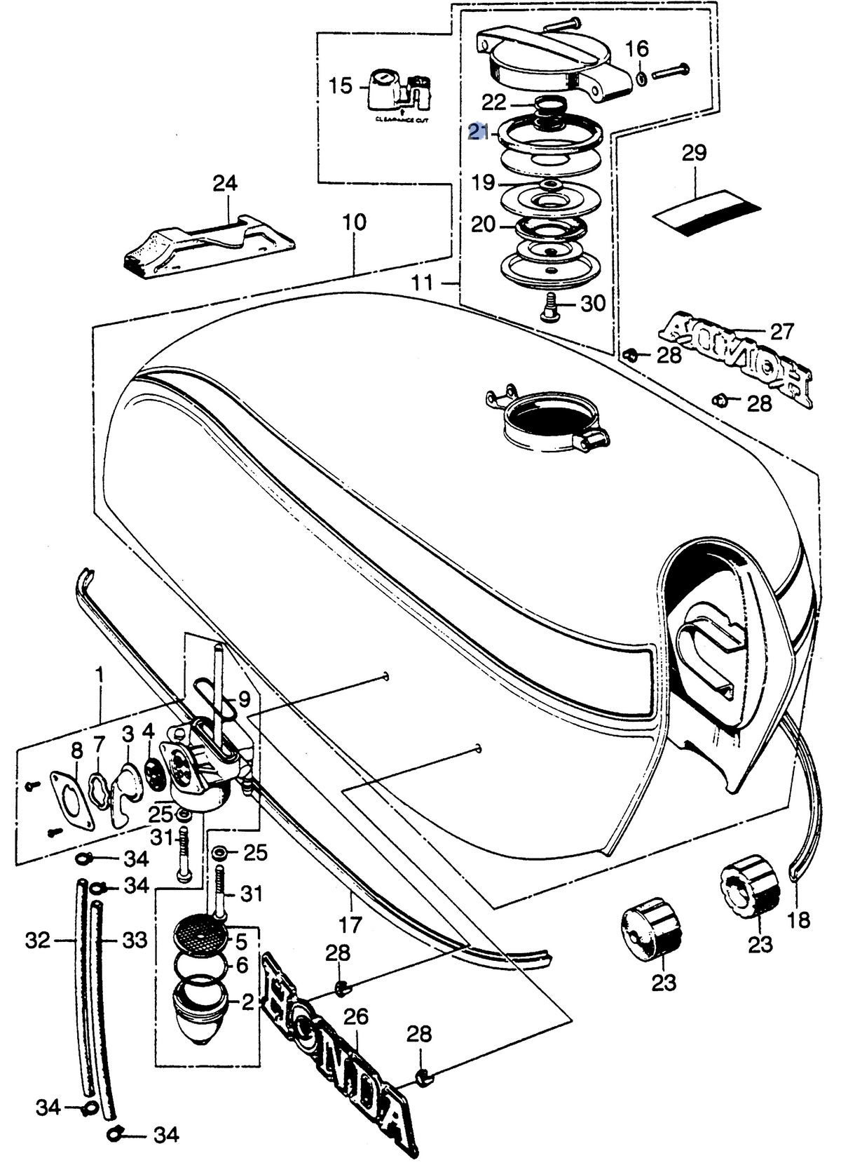 Honda OEM part 17525-300-000