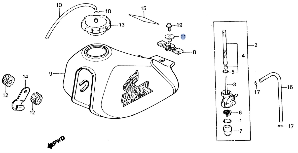 Honda OEM part 17525-KC5-000