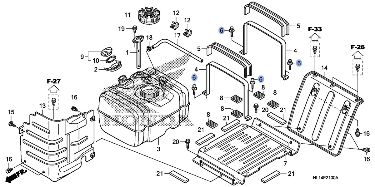Honda OEM part 17525-SM4-000