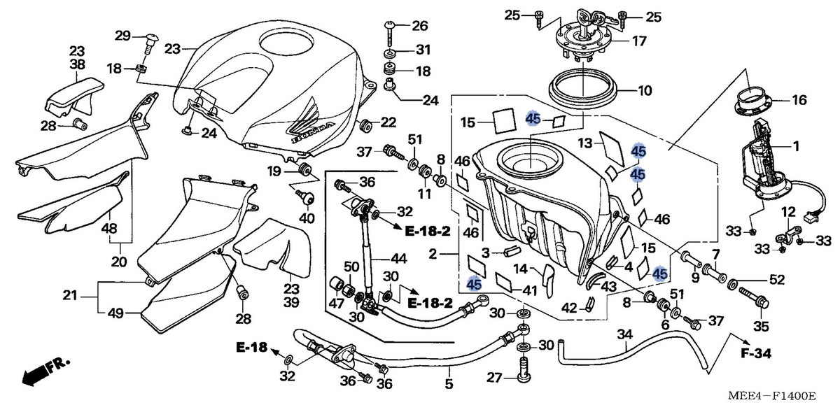 Honda OEM part 17528-KCZ-930