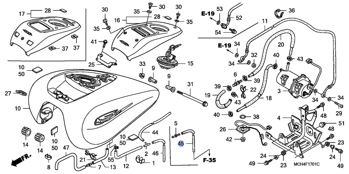 Honda OEM part 17529-MCV-K30