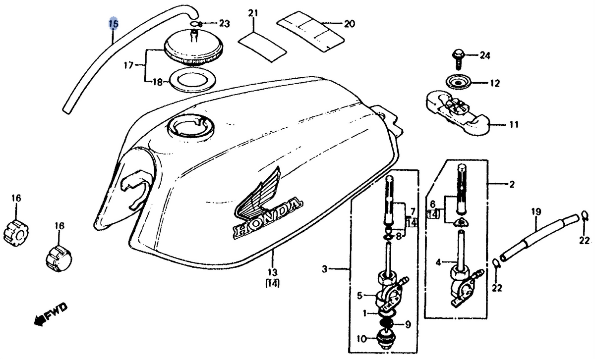 Honda OEM part 17530-437-000