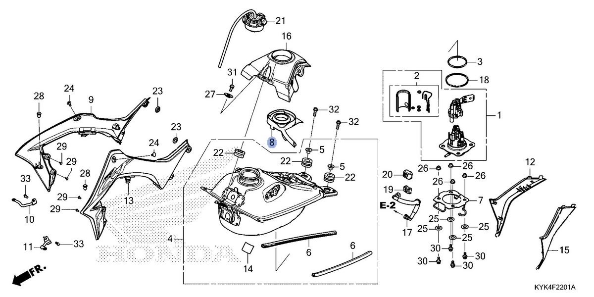 Honda OEM part 17530-K28-A60