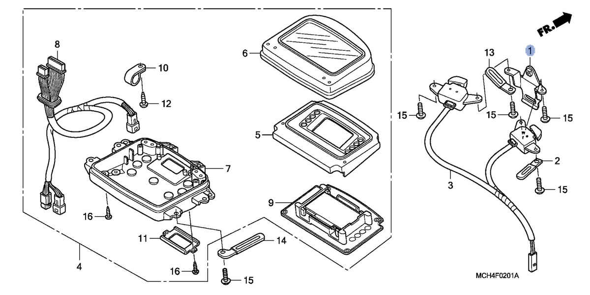 Honda OEM part 17530-MCH-F10