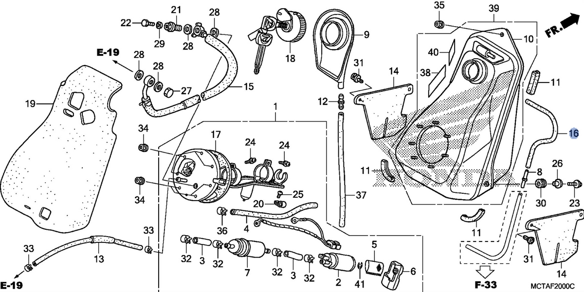 Honda OEM part 17530-MCT-L60