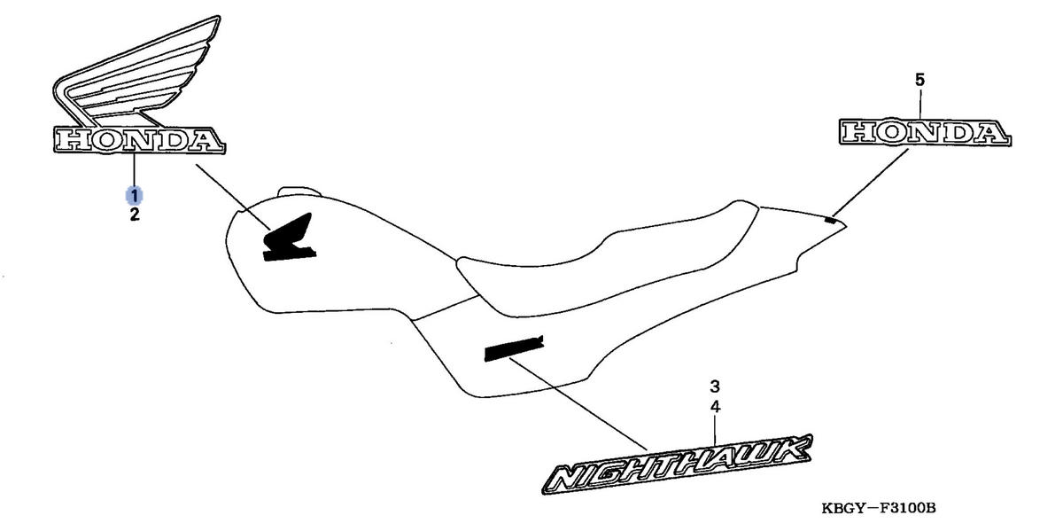 Honda OEM part 17531-KPJ-620ZA