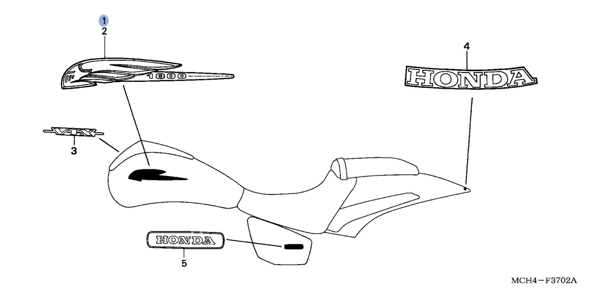 Honda OEM part 17531-MCH-K20ZA