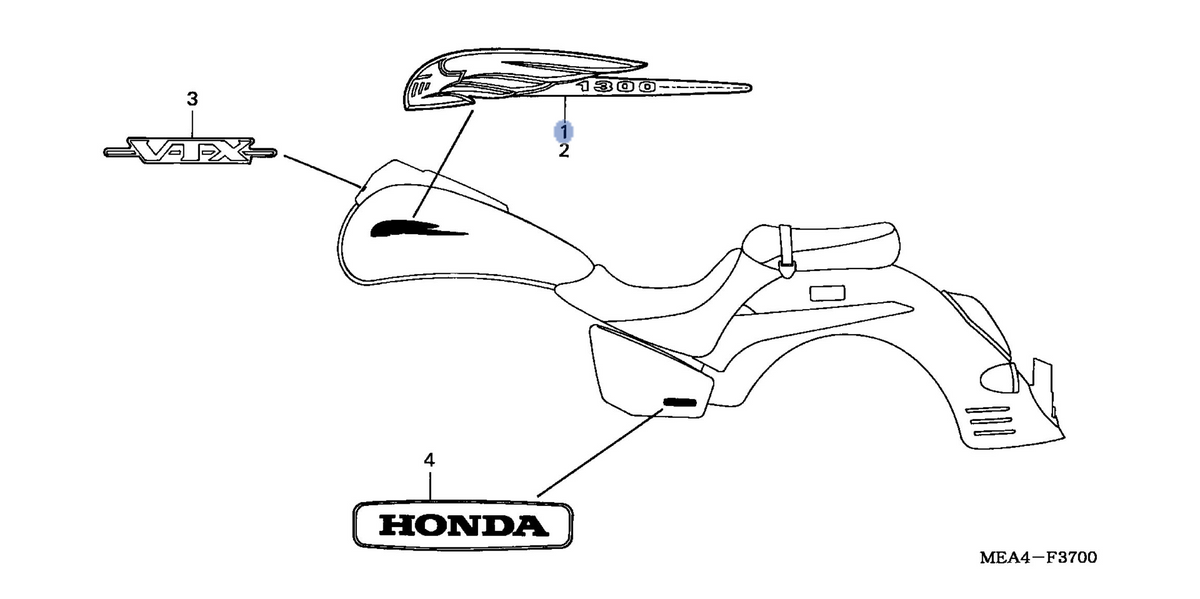 Honda OEM part 17531-MEA-740