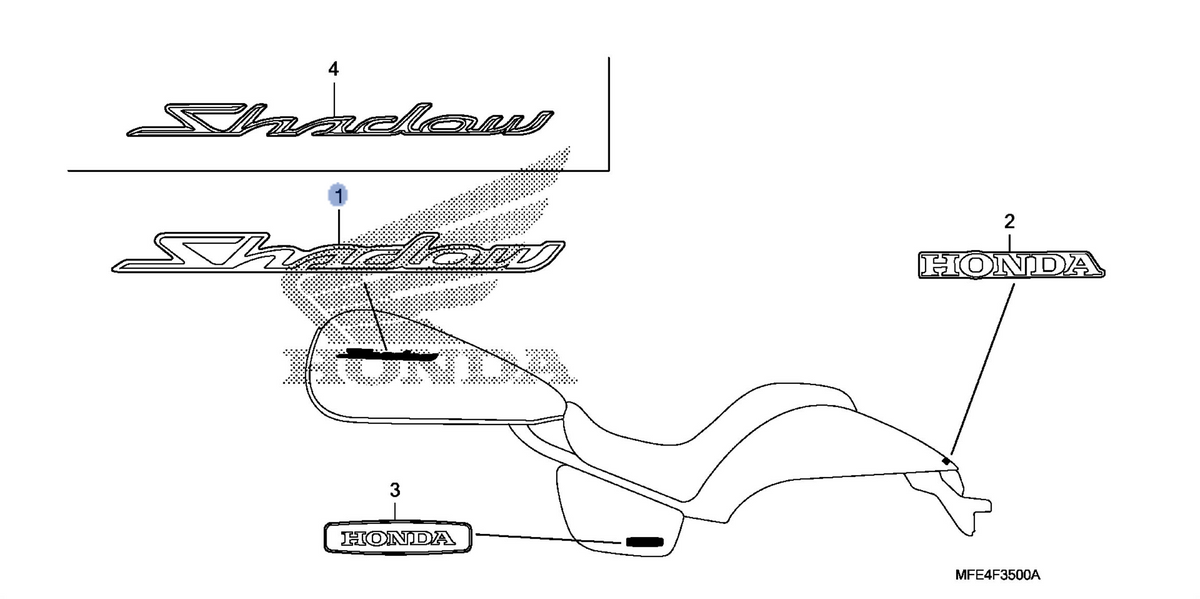 Honda OEM part 17531-MFE-610ZA