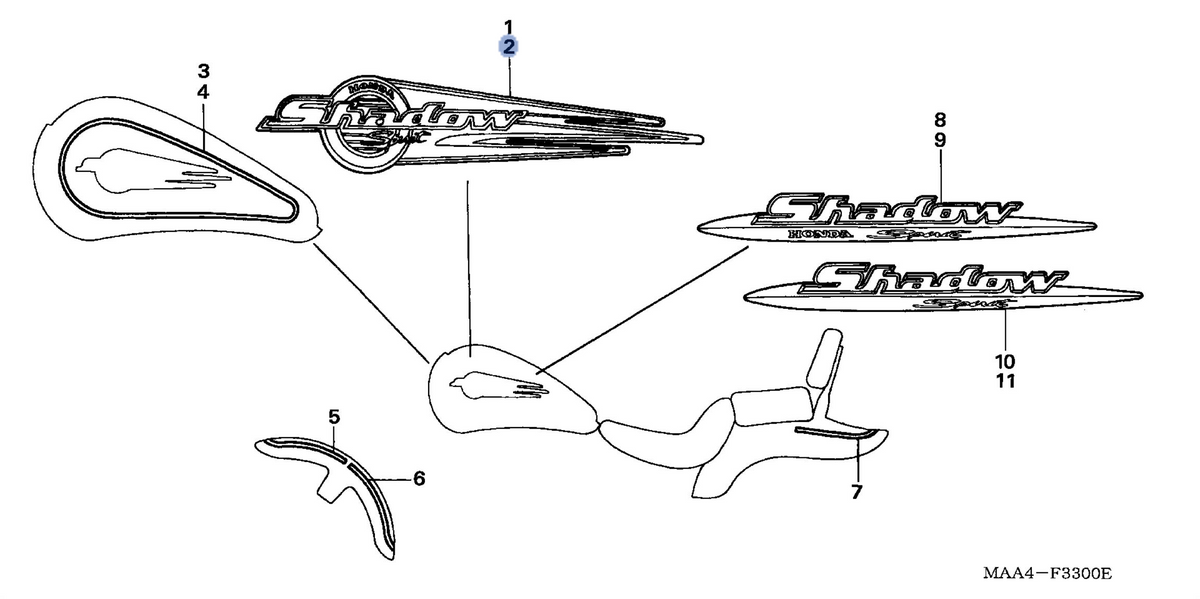 Honda OEM part 17532-MAA-A80ZA