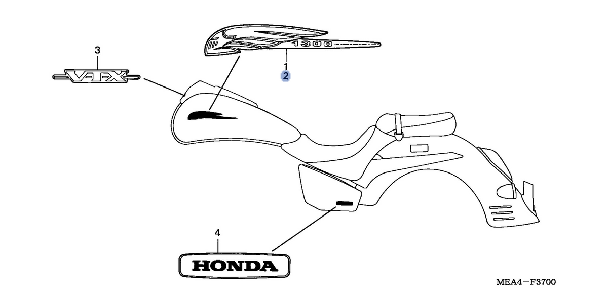 Honda OEM part 17532-MEA-740