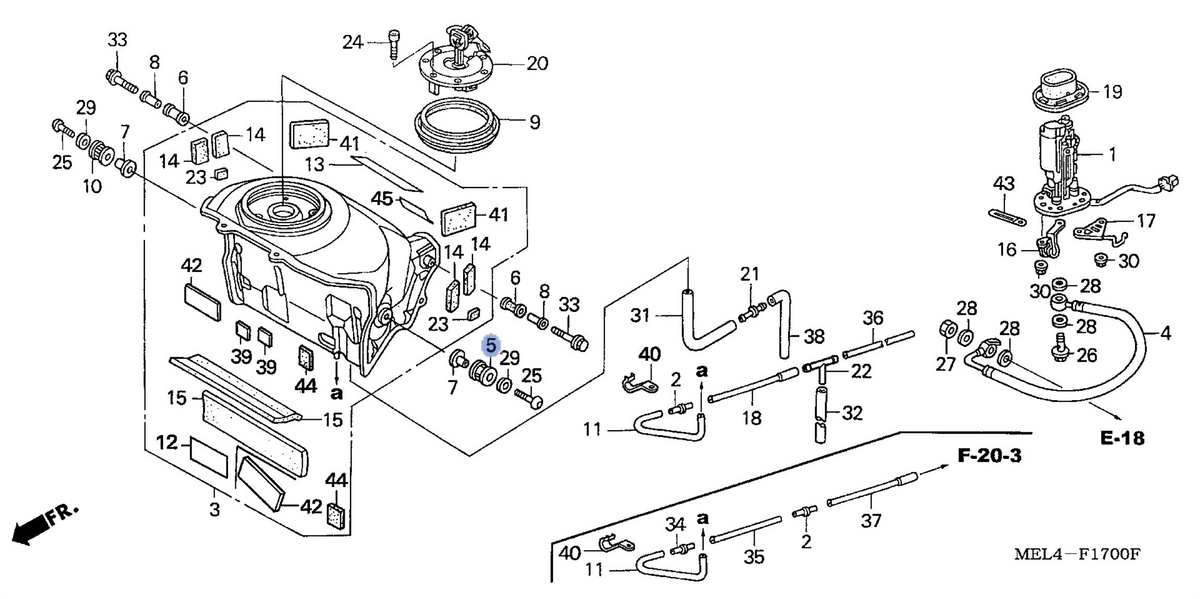 Honda OEM part 17533-MEL-000