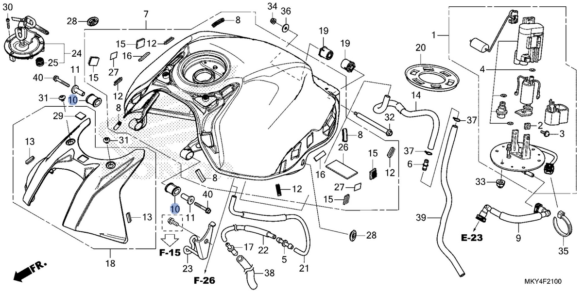 Honda OEM part 17534-MKN-D50