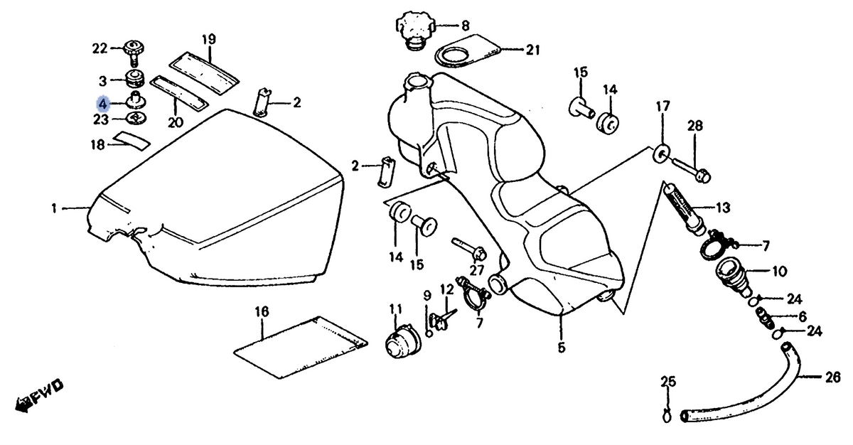 Honda OEM part 17535-KE7-000