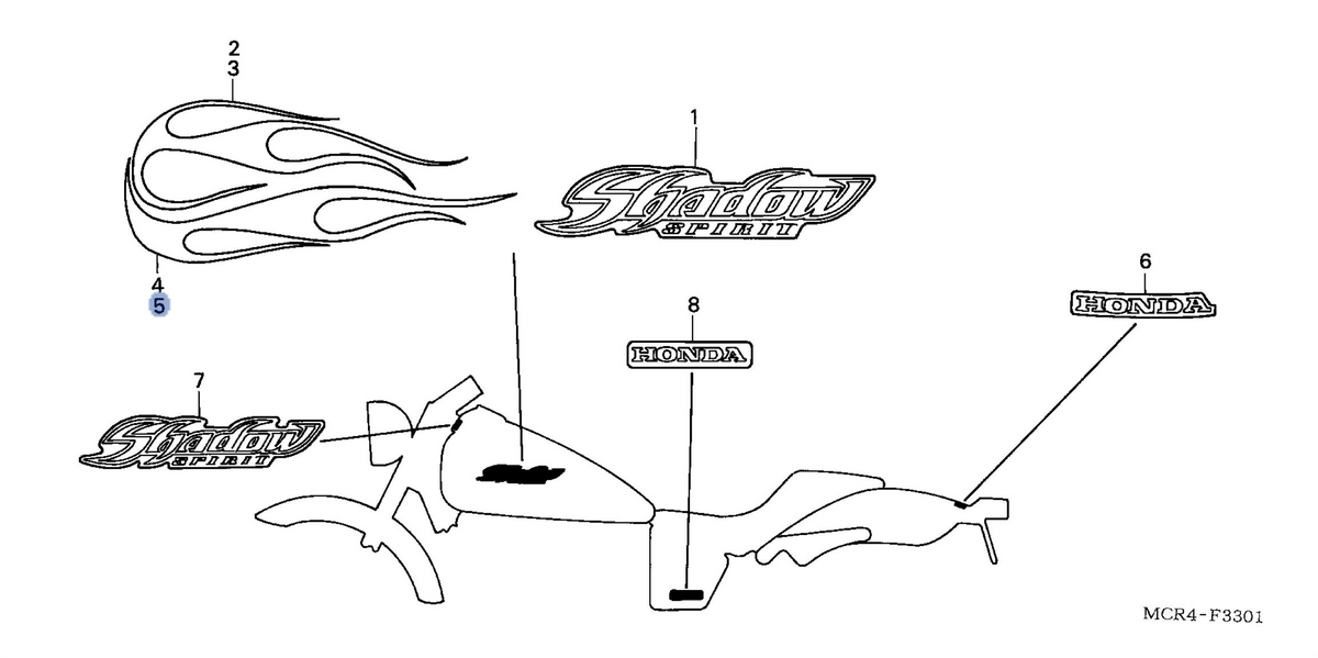 Honda OEM part 17535-MCR-A70ZA