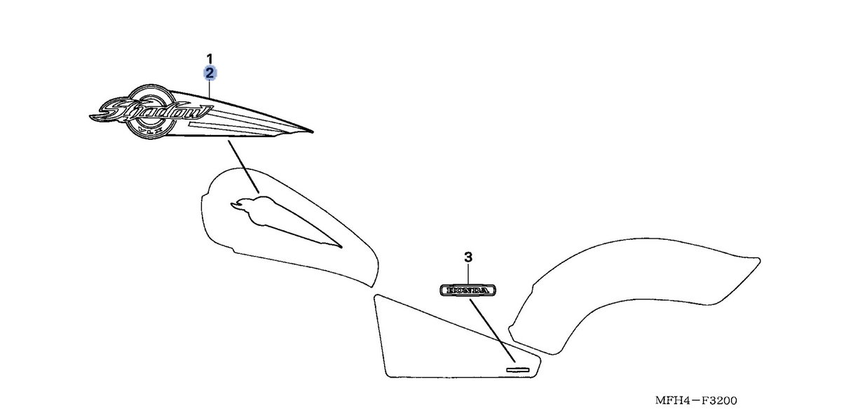 Honda OEM part 17537-MFH-730ZA
