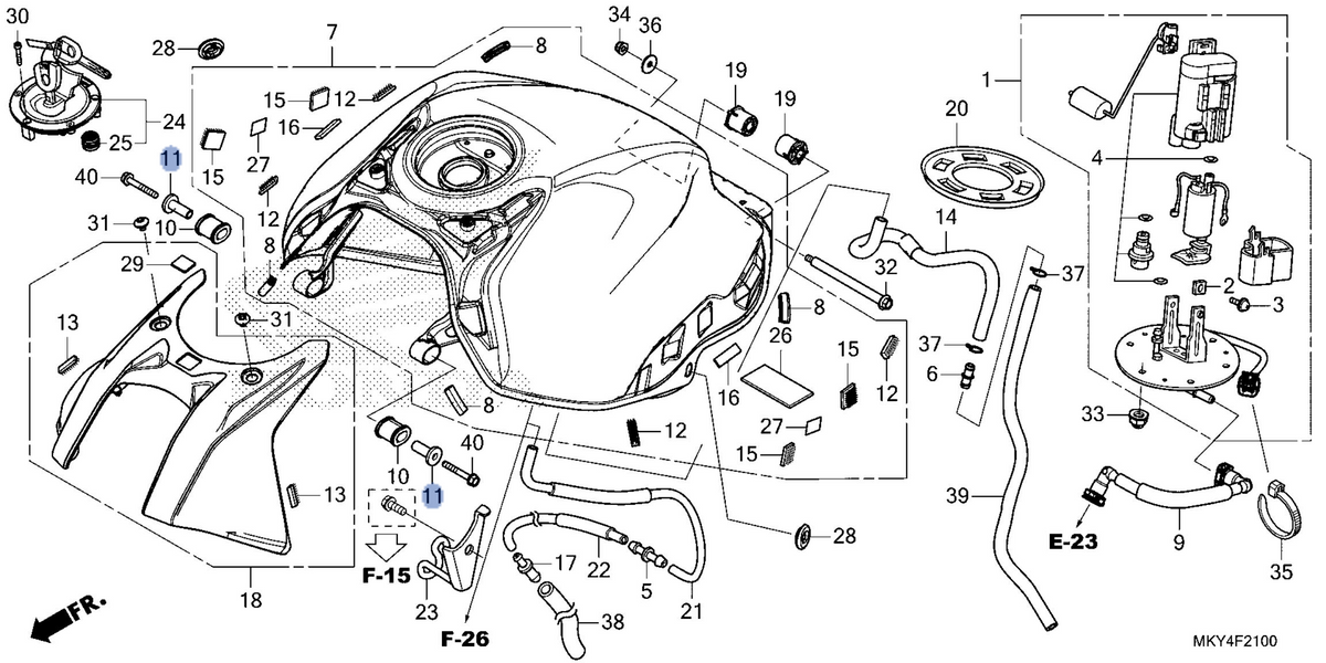 Honda OEM part 17538-KZZ-900