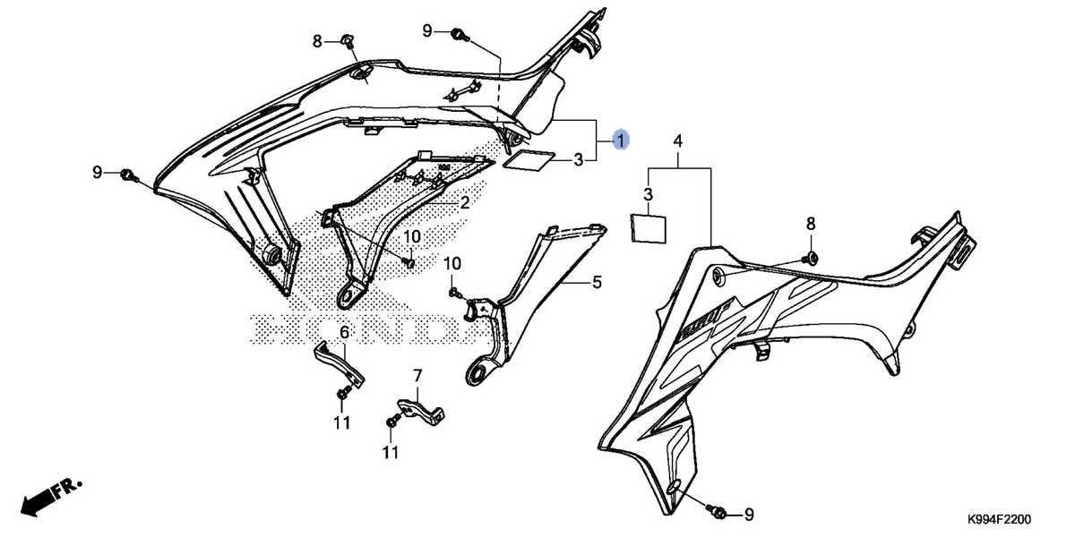 Honda OEM part 17540-K99-A00ZA