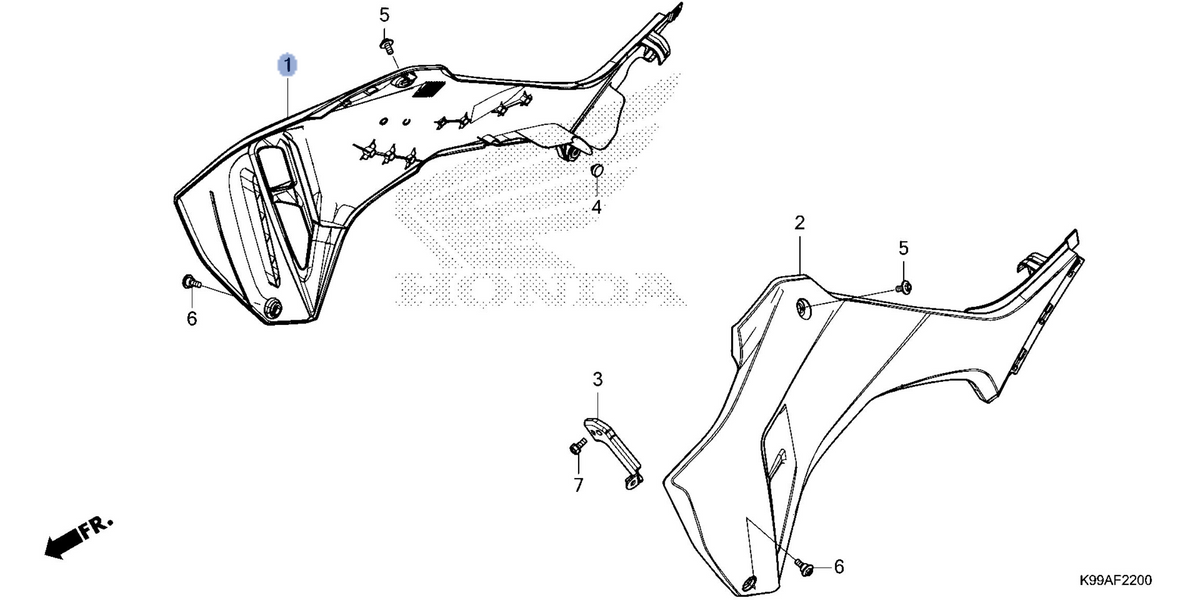 Honda OEM part 17540-K99-A70ZA