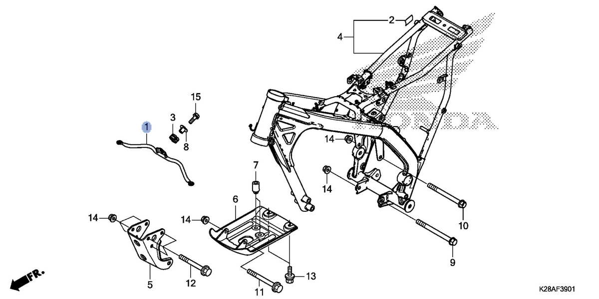 Honda OEM part 17541-K28-A60