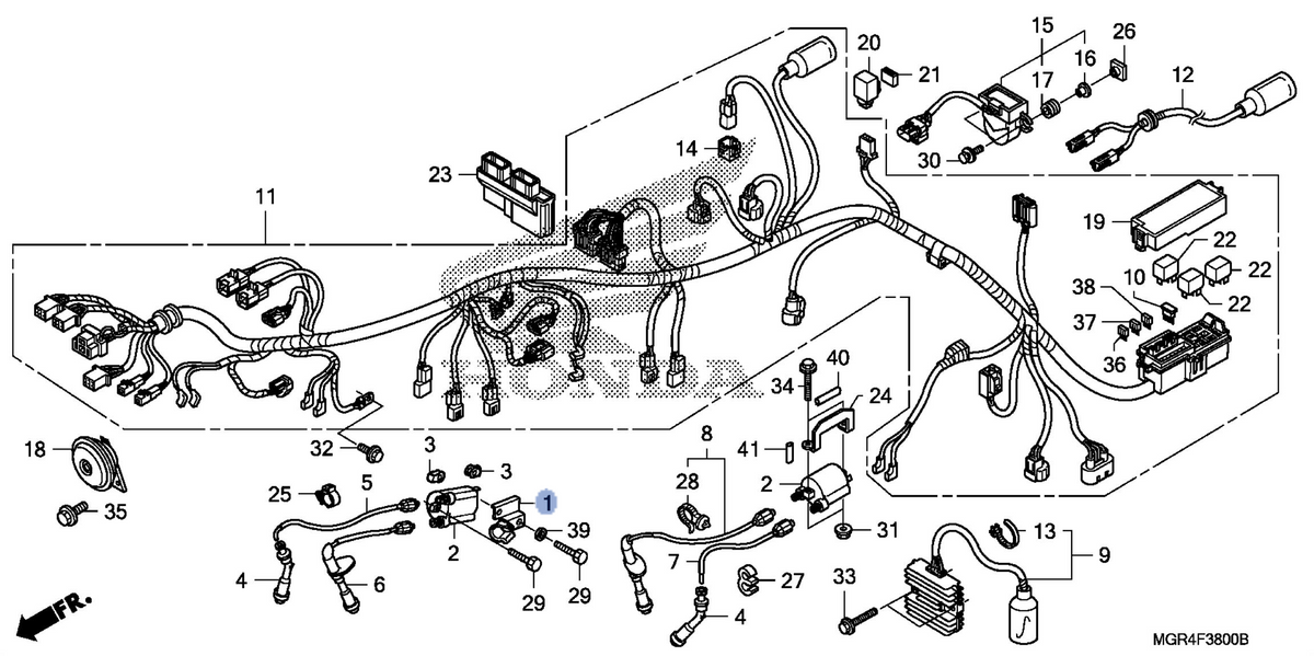 Honda OEM part 17541-MGR-670