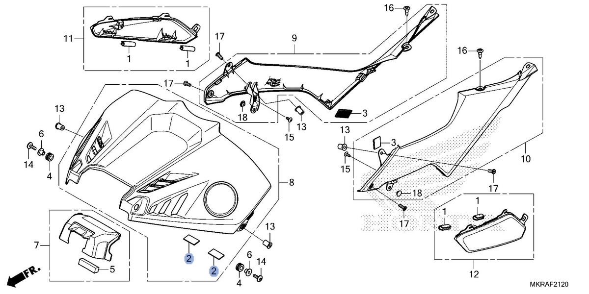 Honda OEM part 17542-K64-N00