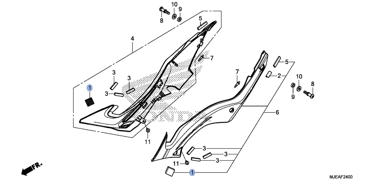 Honda OEM part 17542-MJE-DB0