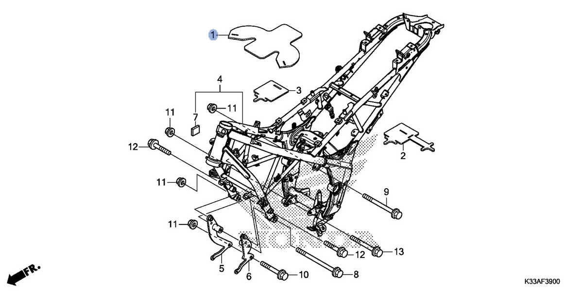 Honda OEM part 17543-K33-700