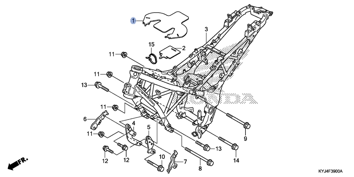 Honda OEM part 17543-KYJ-900