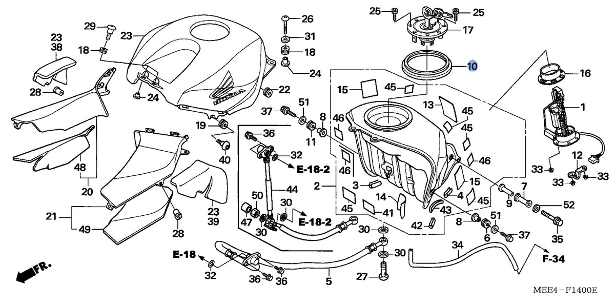 Honda OEM part 17543-MEE-000