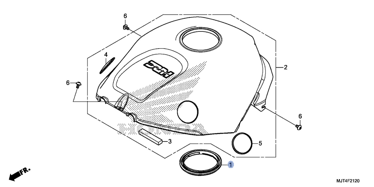 Honda OEM part 17543-MJT-E00