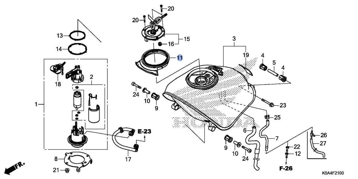 Honda OEM part 17545-K94-T00